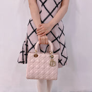 Dior Lady Dior pink Medium Bag Year2013TWS
